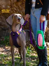 ペット ハーネス 中型 大型犬 用 防爆 引張可能 ベスト タイプ 散歩用リード