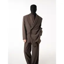 高級感あふれるデザインのジャケット【秋用・カジュアル・ゆったりフィット】（セットアップ対応）