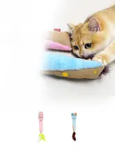 GiGwi キャットトイ【子猫用・フェザー・音の出る・歯磨き・耐噛み】