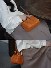 高級感ある本革製レトロボストンバッグ【手提げ・斜め掛け対応】