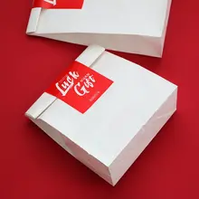 白い雪花の牛轧糖用包装袋【お菓子パン・トースト用・ギフト袋・スナック用】