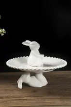 可愛いウサギのフルーツプレート【ケーキスタンド・アフタヌーンティー用・誕生日・結婚式用】