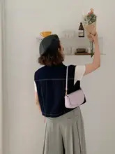 ショルダーバッグ 腋下バッグ レディース 絵画風 ヴィンテージ 着回し オリジナルデザイン「Micocah」