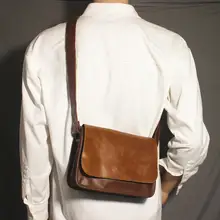 ショルダーバッグ レトロ レザー 小型 カジュアル メンズ 