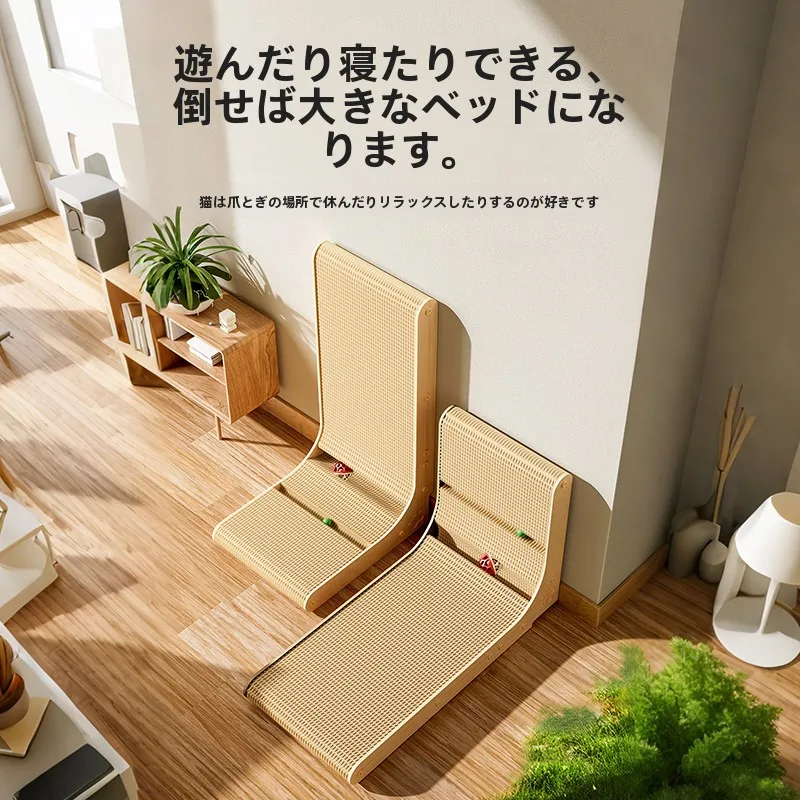 猫用爪とぎ【Lサイズ・麻製・スタイリッシュデザイン】の実用性と使い方