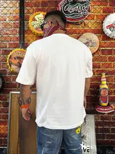 半袖Tシャツ 男性 夏用 コットン パフォーマンス ワイド ブラックホワイト シンプル