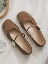 羊皮製 マリージェンシューズ【フラット・浅口・春秋用・柔らかなデザイン】