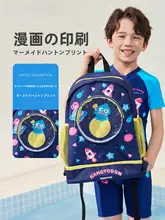 Zoke 大容量！防水二層式プールバックパック【男児用・湿気と乾燥分離機能】