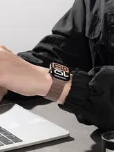 Apple Watch用バンド シリコン マグネット式 タフネス スポーツ ユニセックス 上品
