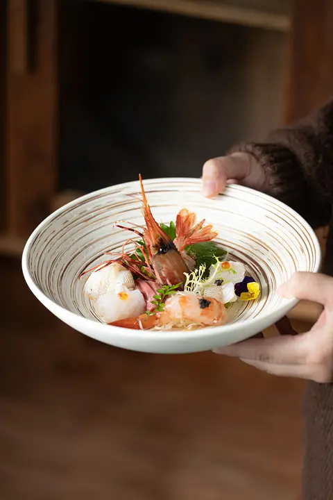 新作 おしゃれな浅型和風陶器ボウル【ヴィンテージスタイル・家庭用・サラダやご飯に最適】