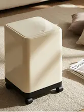 おしゃれなデザインのキッチンスクエアゴミ箱【蓋付き・大容量・移動可能】