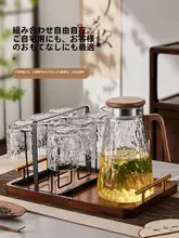 耐熱ガラス製 大容量冷水ポット【飲料用・厚手・ティーポット・家庭用】