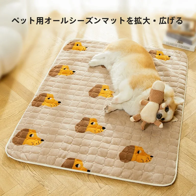 大型犬飼いやすい 寝床マット：四季用ペットマットの実用性とサイズ選定ガイド