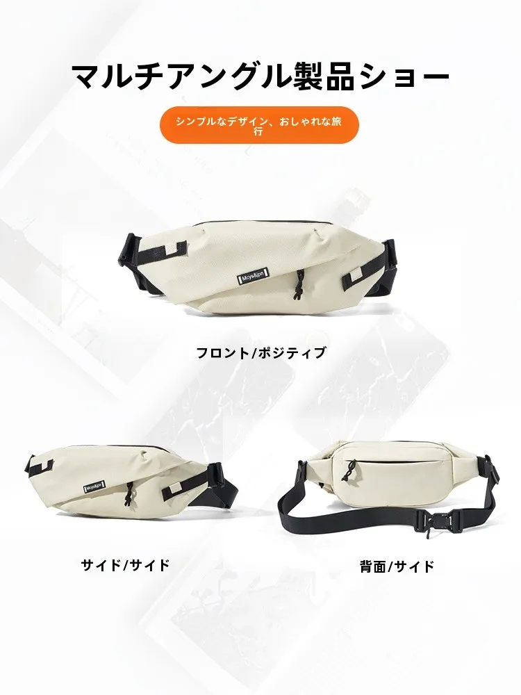 メンズ斜めがけバッグ モーターサイクル用 高級感と通勤シーンに最適なデザイン