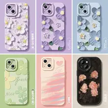 スマホケース iPhone 13 14 Pro Max 14 12 用 シリコン フラワー カジュアル