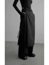 無以幻象 x 陈太太 チェンタイタイ 【大きなスカートフレアスーツパンツ・ロングパンツ】