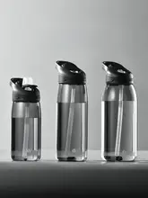 Vanow ストロー付き大容量トラベルボトル【成人用・女性向け・フィットネス・プラスチック製】