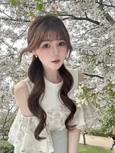 露肩デザインの花柄フリルスリーブドレス【ウエスト絞り・女性用】