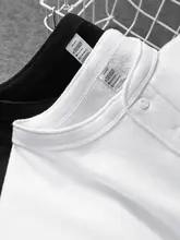 新疆棉使用の加潤タイプ長袖ヘンリーネックTシャツ【オールシーズン・コットン素材・ユニセックス】