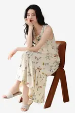 キャミソール ネグリジェ レディース 綿100% 薄手 細ストラップ セクシー ルームウェア 夏