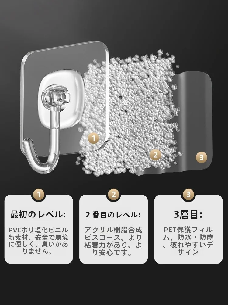 壁に貼るだけで完璧な整理？強力粘着フックの選び方と実際の使い方