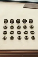 マットメタル製のタムホック【手作り感・コート用・DIY対応】