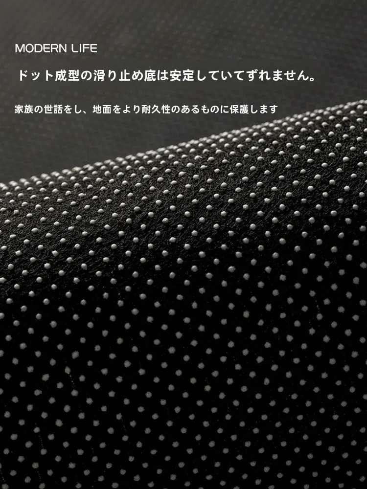 3畳カーペット長方形：意式極簡デザ インの防水ラグが実際のダイニングにどう活用されるか