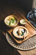 デザイン性に優れた一人用食器セット【ヨーグルトボウル・朝食用・儀式感のあるスタイル】