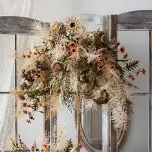 フェイクフラワーブーケ リビングダイニング 高級花アート 装飾用花置き