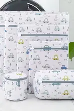 厚手洗濯用ネットバッグ【ブラジャー・下着用・家用・プリントデザイン】