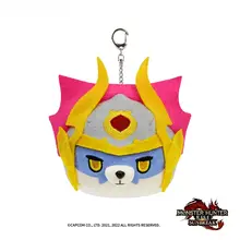 FANTHFUL モンスターハンター ジャグラスのウルガノスフィギュア付きリュックチャーム【アイルー・クッションタイプ】