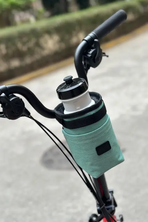 折りたたみ自転車用バッグ【小型・水筒収納・ハンドル前取り付け可能】