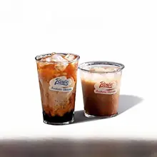 高級感ある透き通ったガラス製コーヒーマグカップ【アイスコーヒー・ラテ対応】