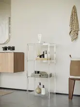 浴室用アクリル製展示ラック【透明・防水・スタイリッシュ】
