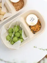 スイーツ用 麻薯（もち）テイクアウトボックス【紙製・デザート・ソース付き】