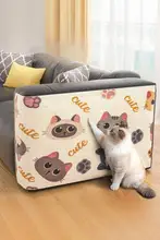 防止猫の爪傷を守るソファ用保護パッド【耐摩耗・くずが出ない・多機能ウォールステッカー・猫用爪とぎボード】