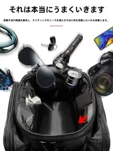 自転車用リアストレージバッグ【マウンテンバイク対応・荷物収納・穴あけ不要】