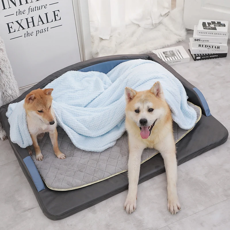 犬ひんやりベッドを選ぶべきタイミングは？冬の寒さに負けない、大型犬のための保温ベッドの選び方