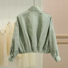 スリムフィット立襟ジャケット【春用・小柄向け・ショート丈】