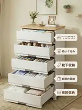 収納力抜群の引き出し式整理キャビネット【プラスチック製・壁掛け可能・多段】