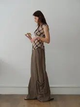 デザインの夏用ワイドパンツ【カジュアルスタイル・レディース】