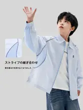 春用男児用コットン長袖シャツ【おしゃれなデザイン・軽快な着心地】