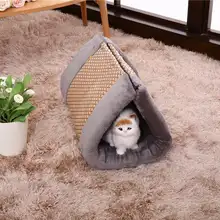 ペット用暖かい寝袋【冬用・洗える・犬猫両用】