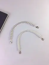 パールチェーンのスマホストラップ【ダブルクリンチ・手持ち・高級感】