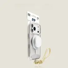 マグネット式スマホスタンド【調節可能・ストラップ付き・対応機種多数】