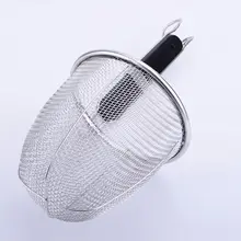 大サイズ ステンレス製 そば粉用網杓子【麻辣湯・鍋料理用・家庭用調理器具】