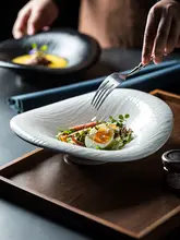 業務用 陶器製デザートボウル【サラダ・フルーツ・炒飯・スープ用・ユニークデザイン】