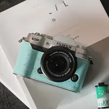 オーストリッチレザー 富士カ  メラ用本革ケース【X100V/X-T5/X-T50/X-S20/X-T30対応】