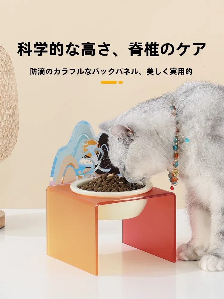 猫の食器台を「壊さない」で選ぶには？陶器と高脚スタンドの組み合わせが本当の安心をもたらす