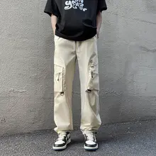 ワークパンツ【ストレートシルエット・快適なフィット感・多ポケットデザイン・カジュアル】